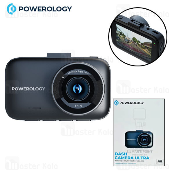 دوربین خودروی پاورولوژی Powerology Dash Camera 4k PWDCM4KBK